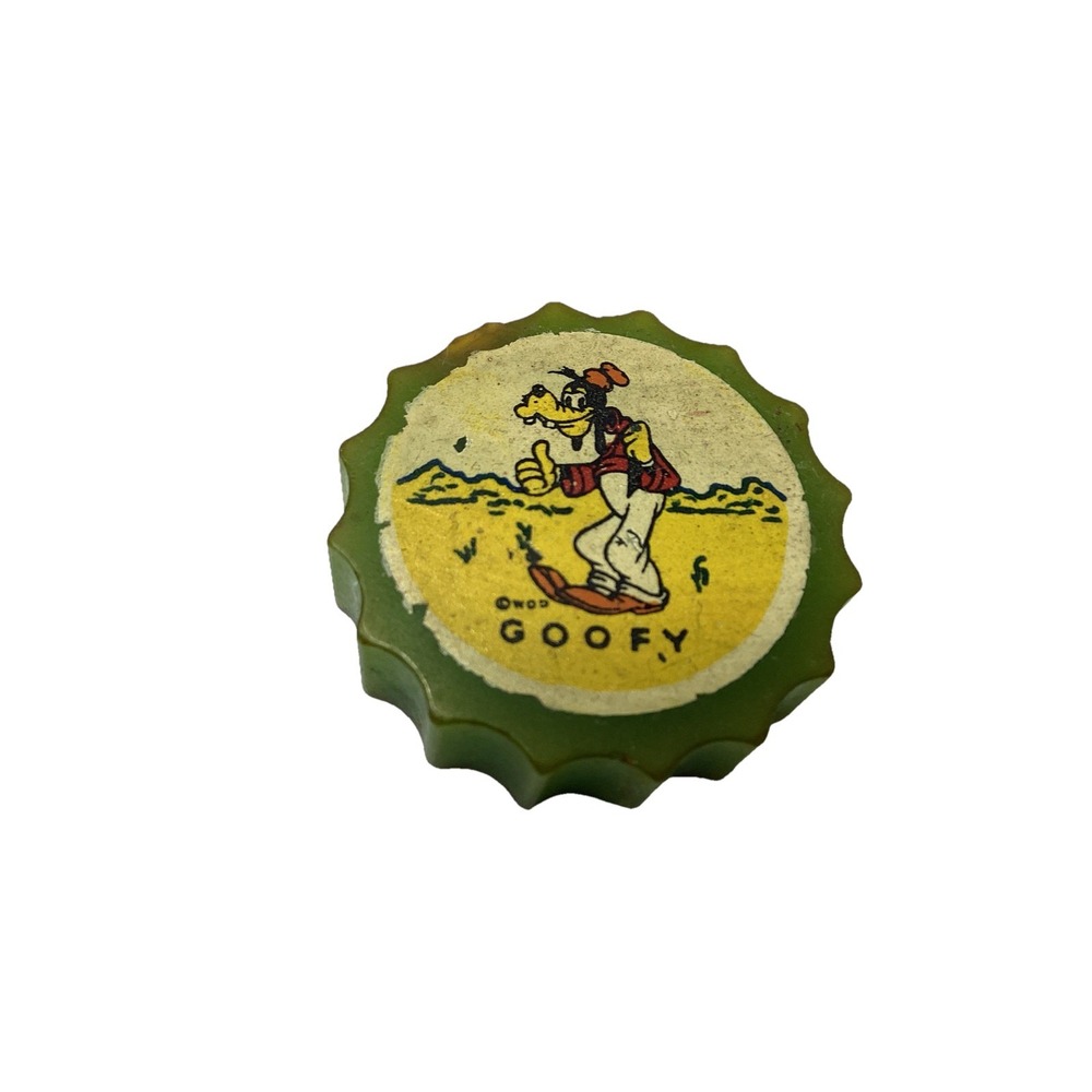 Vintage Disney Goofy Green Bakelite Pencil Sharpener